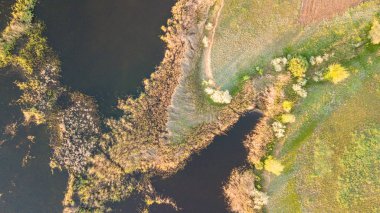 Drone'dan saz göl