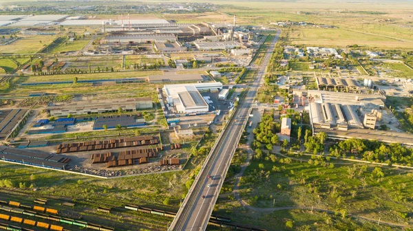 Drone boru tesisi raiway köprü