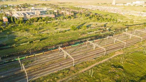 drone gelen vagon demiryolu fabrikası