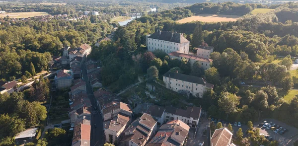 drone gelen şato Pont-d'Ain nehir köprüsü