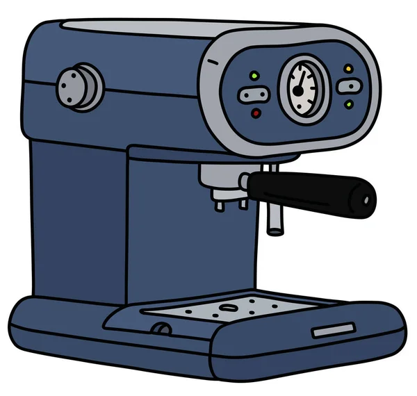 Theblue Elektrické Espresso Maker — Stockový vektor