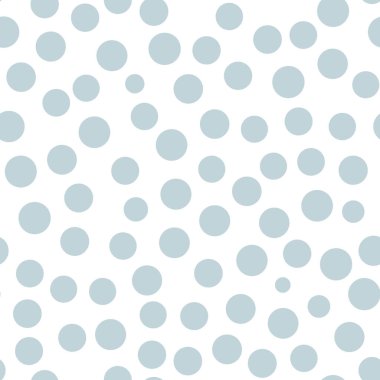 Gri noktalar, ambalaj kağıdı, tekstil, kumaş ve tekstil için kusursuz tekrar vektör deseni. Geometrik desen.