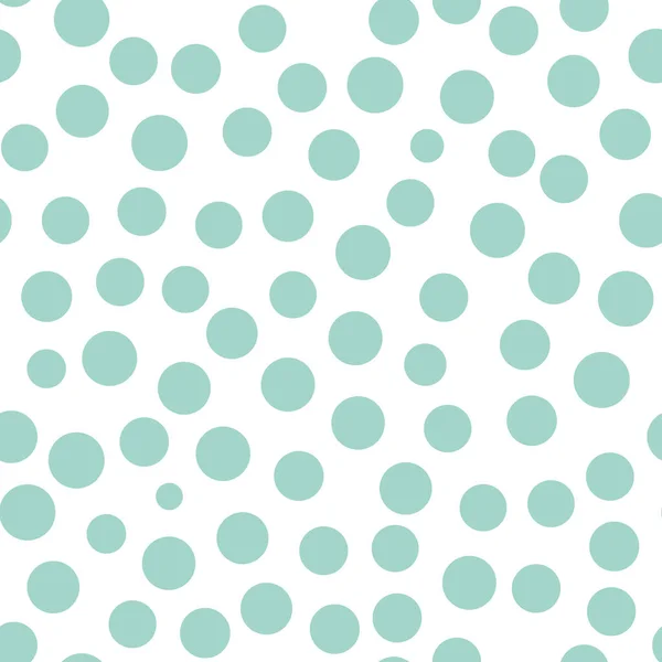 Pastel Green Dots Seamless Repeat Vector Pattern Wrapping Paper Textile — стоковый вектор