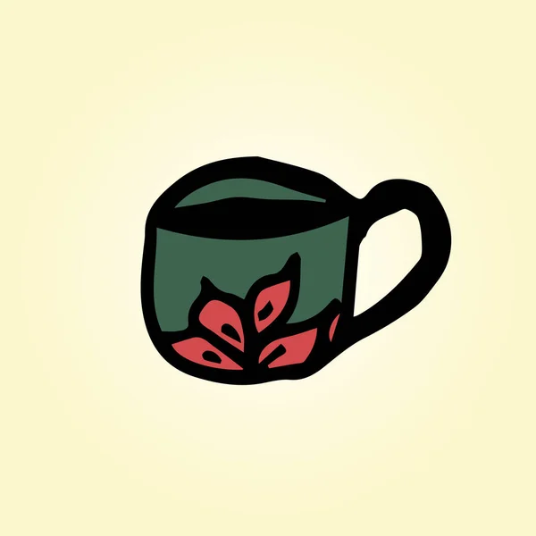 Doodle Векторні Ілюстрації Ікони Сніданок Орнамент Кольорові Елементи Логотипу Етикетки — стоковий вектор