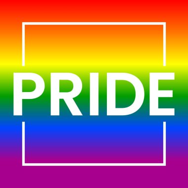 Gökkuşağı arka planında 