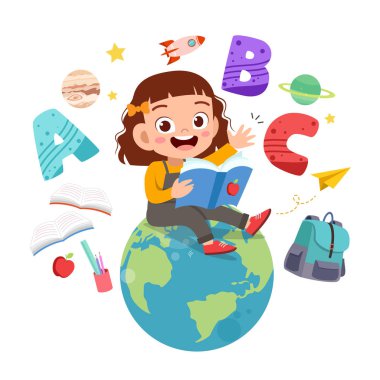 mutlu çocuk kitap çalışma bilgisi okuyun