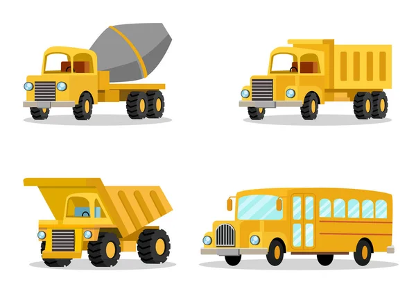 Transport objet ensemble faisceau vectoriel illustration — Image vectorielle