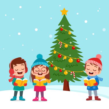 mutlu çocuklar noel müzikal şarkı