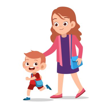 ilk gün okulda velisi olan çocuklar