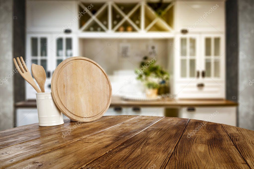 Fotos de Mesa Cocina Con Espacio Vacío Para Usted Productos