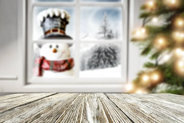 Kerst Achtergrond Met Ruimte Voor Reclame Producten Decoraties — Stockfoto