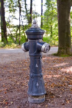  İtfaiyeciler için mavi yangın musluğu