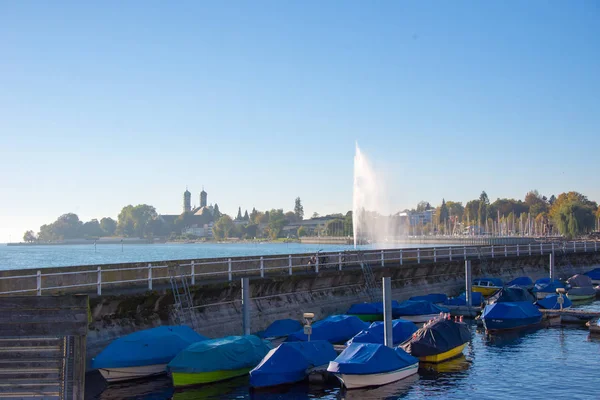 Friedrichshafen Limandan Çıkıyor — Stok fotoğraf