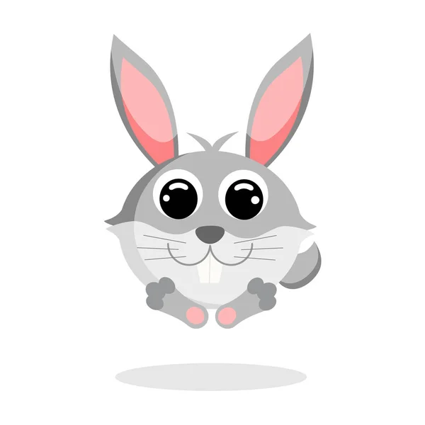 Hare flat vector — Stock Vector