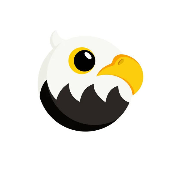 Icono águila vector plano — Archivo Imágenes Vectoriales