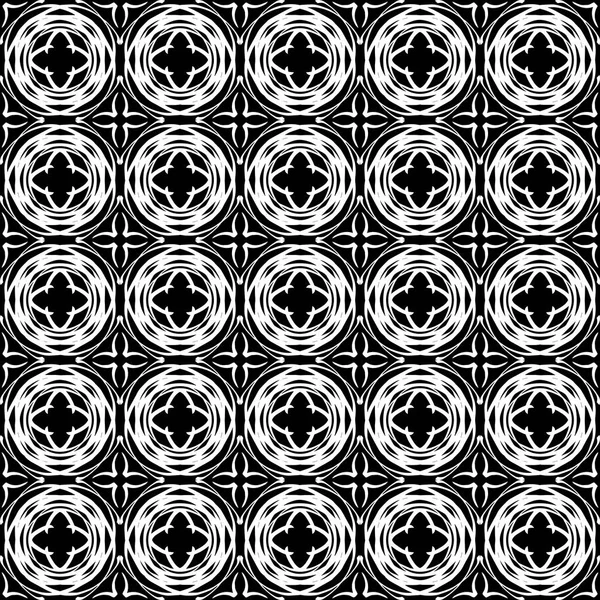 Arap süsleri ile dikişsiz oryantal desen. Siyah arka plandaki beyaz çizgiler.