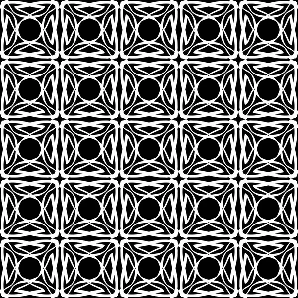 Arap süsleri ile dikişsiz oryantal desen. Siyah arka plandaki beyaz çizgiler.