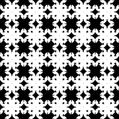 Arap süslemeleri ile sorunsuz oryantal desen. Siyah arka plandaki beyaz çizgiler.