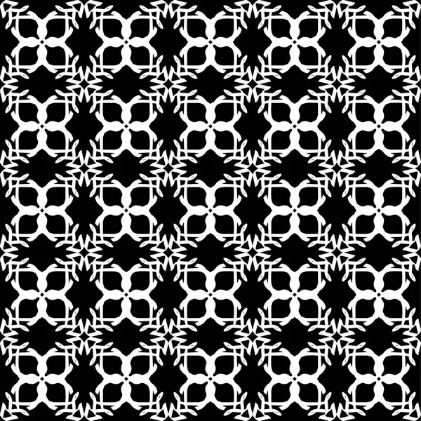 Arap süsleri ile dikişsiz oryantal desen. Siyah arka plandaki beyaz çizgiler.