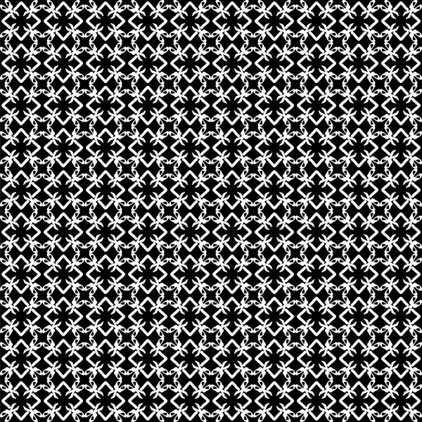 Arap süsleri ile dikişsiz oryantal desen. Siyah arka plandaki beyaz çizgiler.