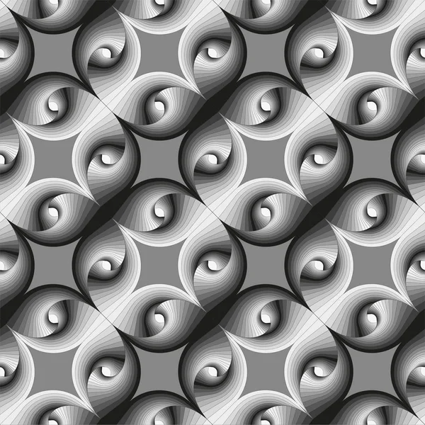 Arap süsleri ile dikişsiz oryantal desen. Siyah arka plandaki beyaz çizgiler.