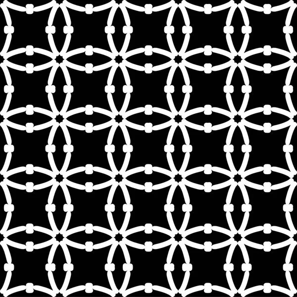 Arap süsleri ile dikişsiz oryantal desen. Siyah arka plandaki beyaz çizgiler.