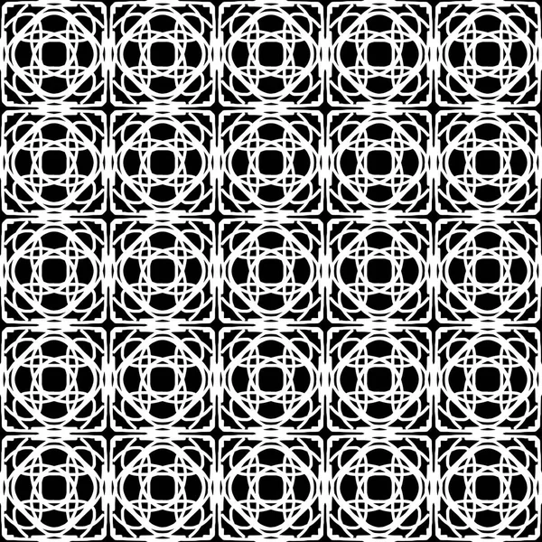 Arap süslemeleri ile sorunsuz oryantal desen. Siyah arka plandaki beyaz çizgiler.