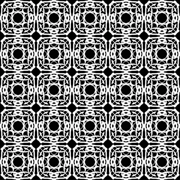 Arap süslemeleri ile sorunsuz oryantal desen. Siyah arka plandaki beyaz çizgiler.