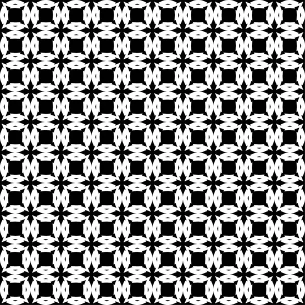 Siyah arka plan üzerinde soyut geometrik dikişsiz beyaz desen.