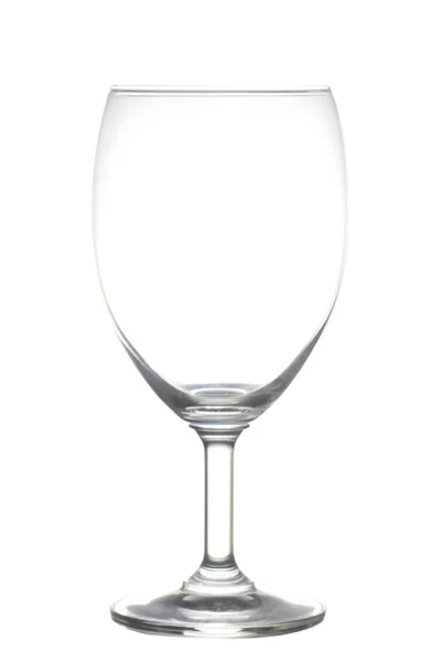 Empty Wine Glass Isolated White Background — Stock Photo, Image
