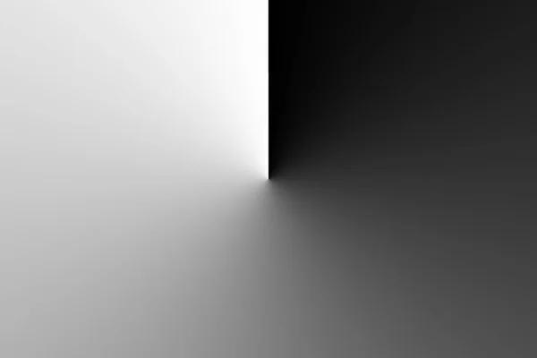 Abstract white and black gradient background.