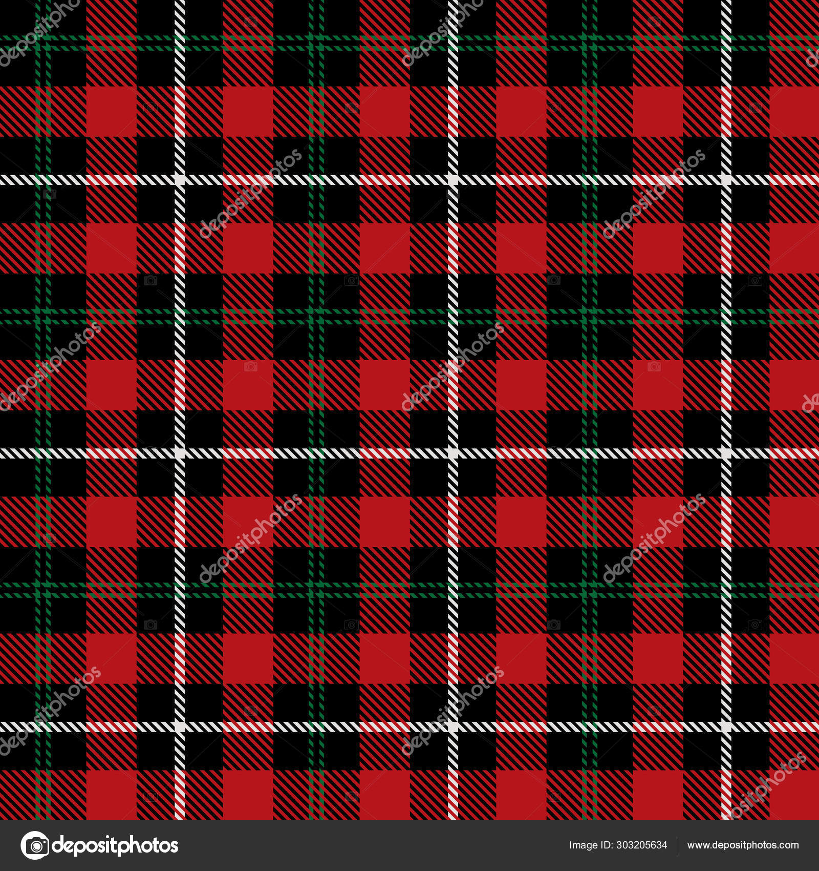 Vetores de Padrão Xadrez Tartan Em Vermelho Imprimir Textura De