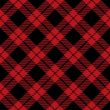 Tartan Ekose İskoç Dikişsiz Desen