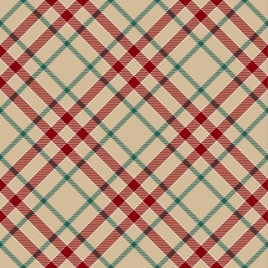 Tartan Ekose İskoç Dikişsiz Desen