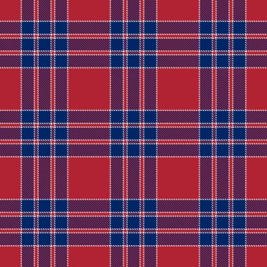 Vatansever Tartan Vektör Dikişsiz Desenler