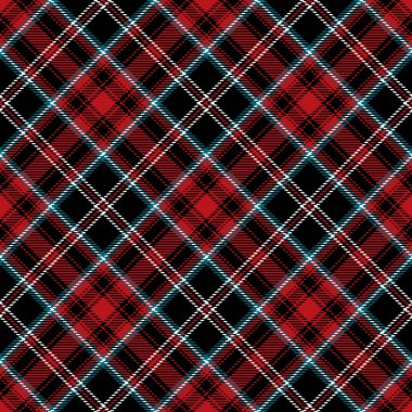 Tartan Ekose İskoç Dikişsiz Desen