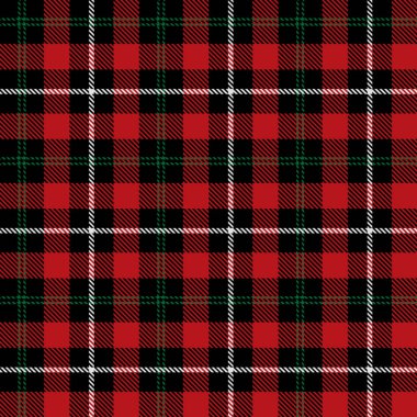 Tartan Ekose İskoç Dikişsiz Desen