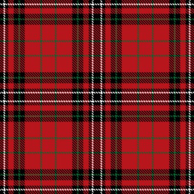 Tartan Ekose İskoç Dikişsiz Desen