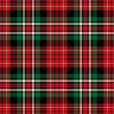 Tartan Ekose İskoç Dikişsiz Desen