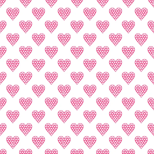 Sevgililer Günü Pembe Dikişsiz Vektör Desenleri.