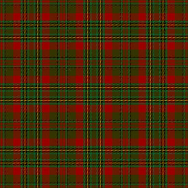 Tartan Ekose İskoç Dikişsiz Desen. 