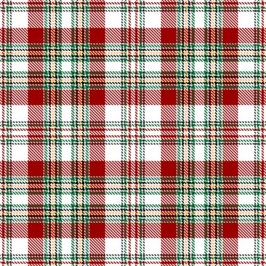 Tartan Ekose İskoç Dikişsiz Desen. 