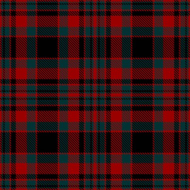 Tartan Ekose İskoç Dikişsiz Desen. 