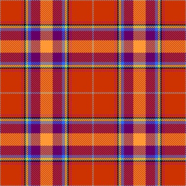 Tartan Ekose İskoç Dikişsiz Desen. 