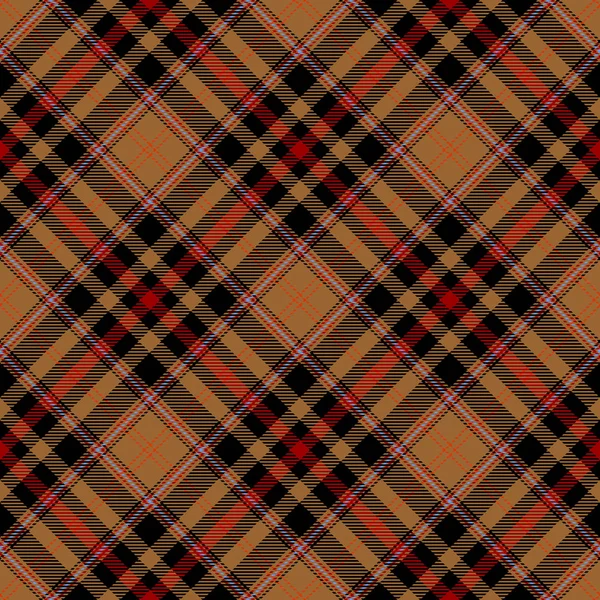 Tartan Ekose İskoç Dikişsiz Desen. — Stok Vektör