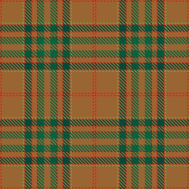 Tartan Ekose İskoç Dikişsiz Desen.