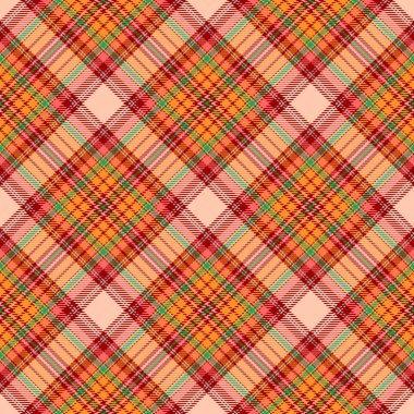 Tartan Ekose İskoç Dikişsiz Desen.