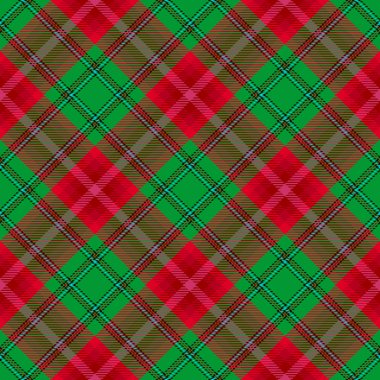 Tartan Ekose İskoç Dikişsiz Desen.