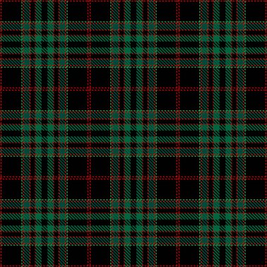 Tartan Ekose İskoç Dikişsiz Desen.
