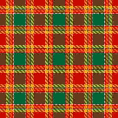 Tartan Ekose İskoç Dikişsiz Desen.